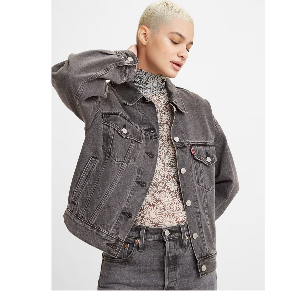 LEVI’S Grey Original Trucker Jacket (M)